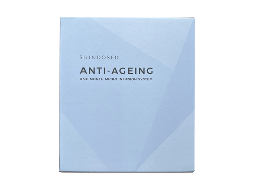 Front of the SkinDosed micro-infusion system box