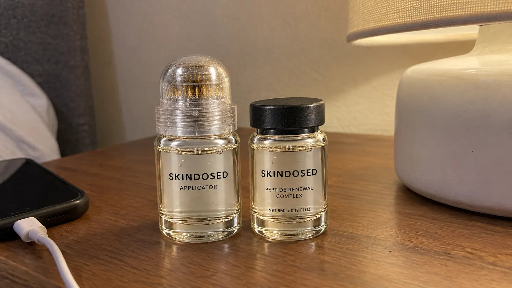 AI-generated product still life for a fictional review example; not a customer photo