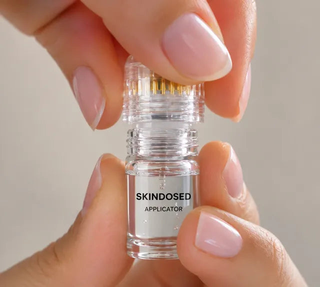 Twisting open the SkinDosed applicator